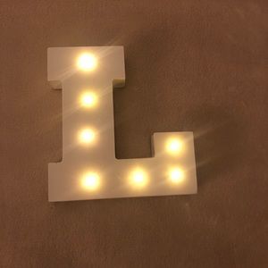 Light up Letter L